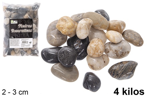 [114339] Decorative stone assorted color 2-3 cm (4 kg)