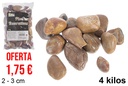 Pietra decorativa color cioccolato 2-3 cm (4 kg)