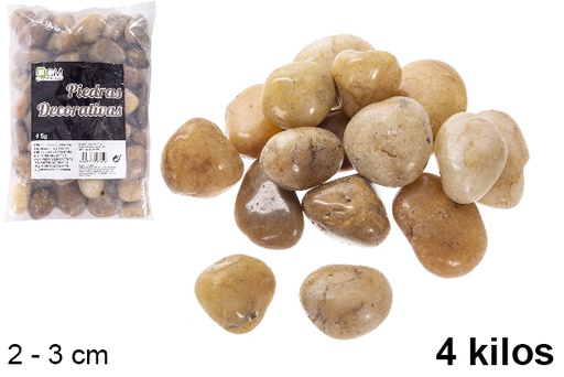 [114341] Pedras decorativas marrom 2-3 cm (4 kg)