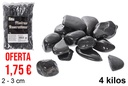 Piedra decorativa negra 2-3 cm (4 kg)