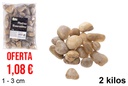 Piedra decorativa marrón 1-3 cm (2 kg)