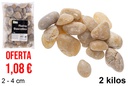 Piedra decorativa marrón 2-4 cm (2 kg)