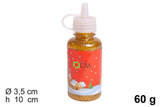 [114418] Colle gel paillettes d'or 60 grammes