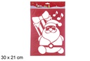 Plantilla navidad papa noel 30x21cm