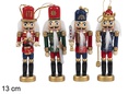 Cascanueces de Navidad de madera color modelos surtidos 13 cm