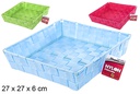 Cesta nylon colores surtidos 27 cm