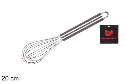 [114776] Frusta in acciaio inox 20 cm