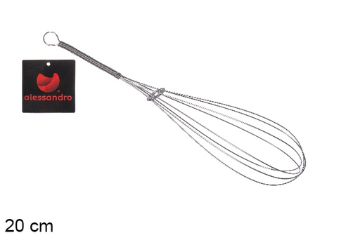 [114780] Fouet acier inoxydable Spring 20 cm
