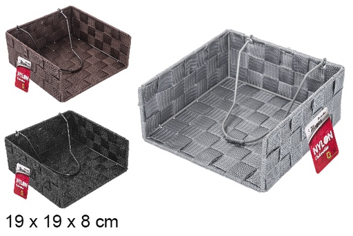 [114884] Servilletero nylon color surtido 19 cm