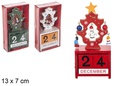 Árbol de Navidad decorado color surtido 13x7 cm