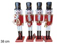 Cascanueces de madera navidad musico  38 cm