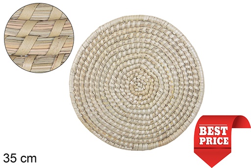 [115004] Base para ervas marinhas costurada palma 35 cm