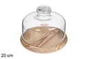 Quesera cristal 20 cm