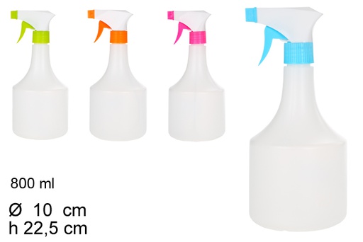 [820857] Manip.botella pulverizadora blanca 800ml