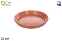 Plato maceta Olimpic terracota 23 cm