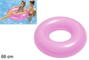 Flotador hinchable neón rosa 66 cm