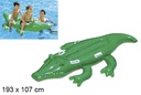 Tapete inflável crocodilo com alça 193x107 cm