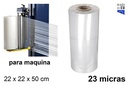 Film estirable transparente para automática 23 micras