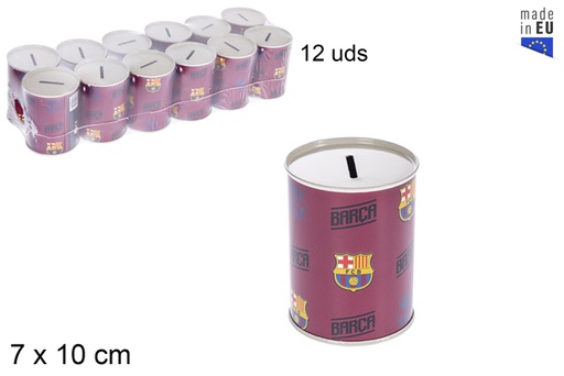 [115299] Hucha metal F.C Barcelona 7x10 cm