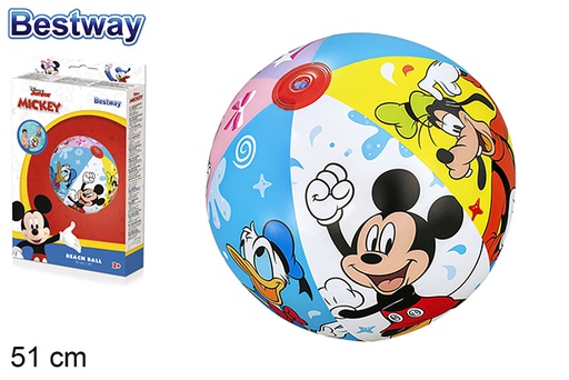 [115306] Bola de praia inflável Mickey 51 cm