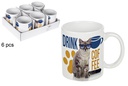 Taza cerámica gato