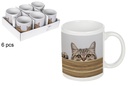 Taza cerámica gato