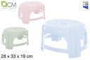 Taburete step plástico color pastel size M