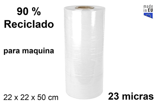 [115414] Filme stretch branco para automático 23 mícrons