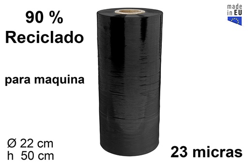 [115415] Film estirable negro para automatica 23 micras