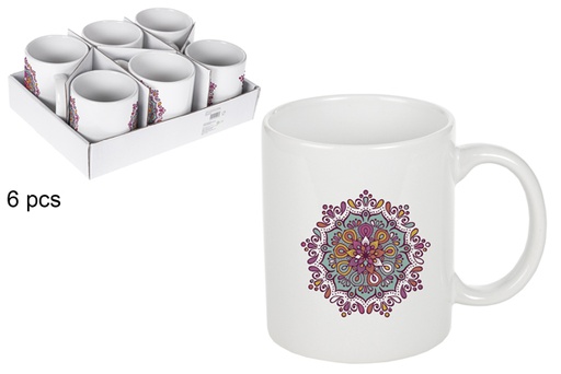 [115431] TAZA CERAMICA CON MANDALA