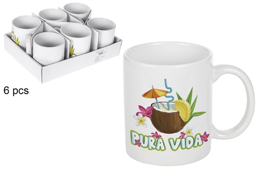[115433] TAZA CERAMICA PURA VIDA