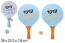 Juego paletas playa rectangular decorado Summer