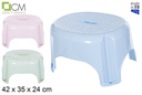 Taburete step plástico color pastel size XL