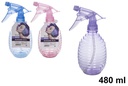 Botella plástico con pulverizador colores surtidos 480 ml
