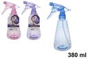 Botella plástico con pulverizador colores surtidos 380 ml
