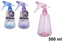 Botella plástico con pulverizador colores surtidos 500 ml
