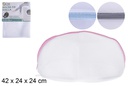 Sac filet pour lavage chaussure avec fermeture éclair 42x24 cm