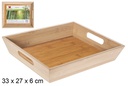 Bandeja ordenación bambú 33x27 cm