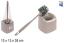 Escobillero plástico WC beige