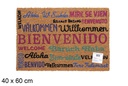 Felpudo coco Bienvenido 40x60 cm