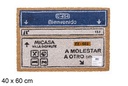 Felpudo coco Señal tránsito 40x60 cm