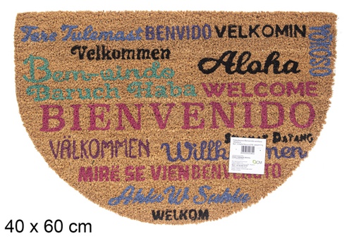 [115694] Coco welcome crescent doormat 40x60 cm