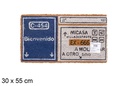 Felpudo coco Señal transito 30x55 cm