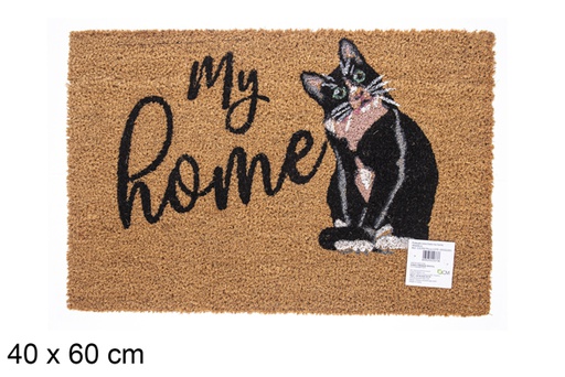 [115702] Coconut doormat Cat my home 40x60 cm