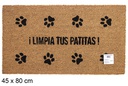 Felpudo coco Huellas 45x80 cm