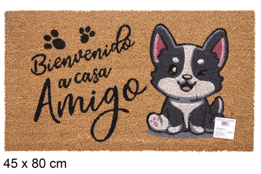 [115718] Coco doormat Dog friend 45x80 cm