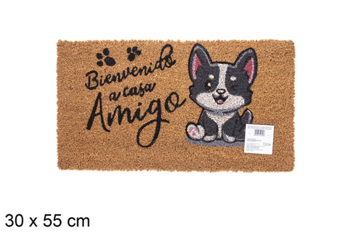 [115721] Coco doormat Dog friend 30x55 cm