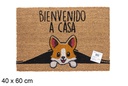 Felpudo coco Bienvenido a casa 40x60 cm