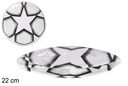 Balón plástico decorado estrella banco 22 cm