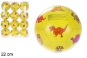 Balón plástico decorado dinosaurios 22 cm